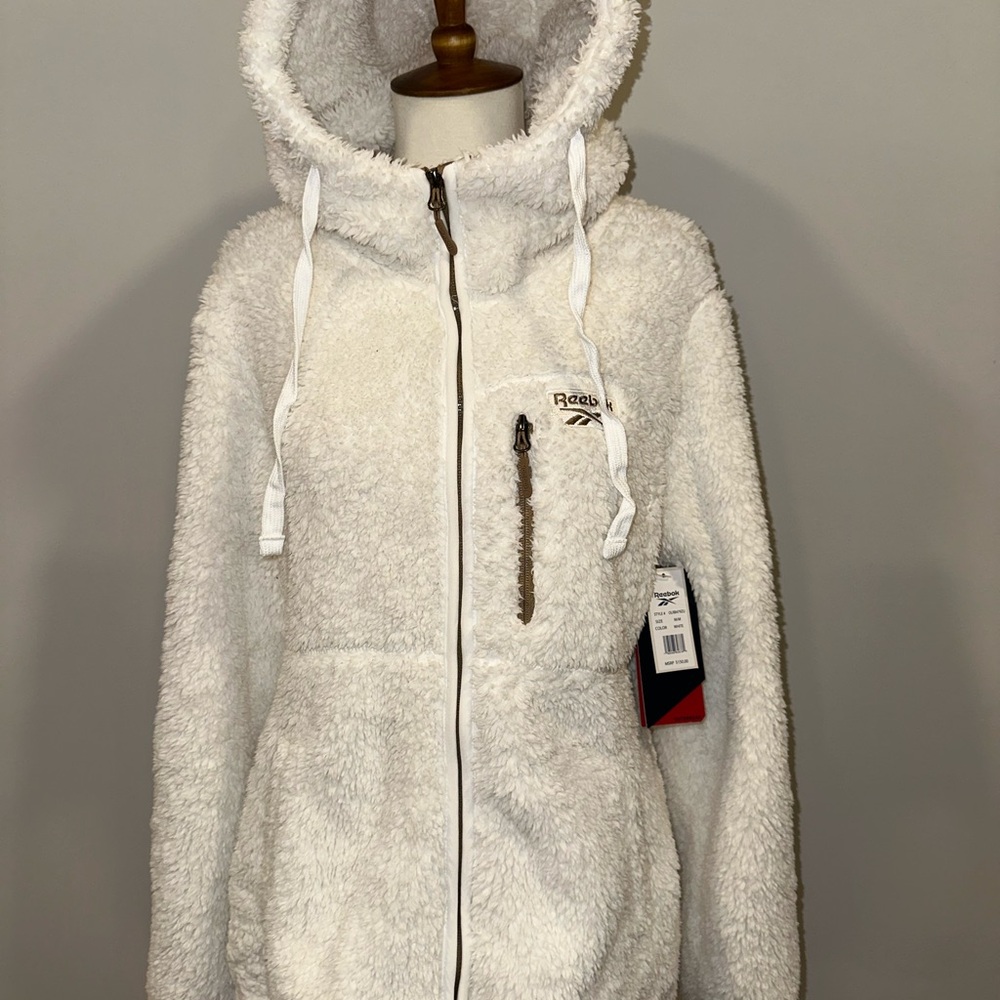 Reebok Sherpa Zip-up Hoodie Women’s Medium